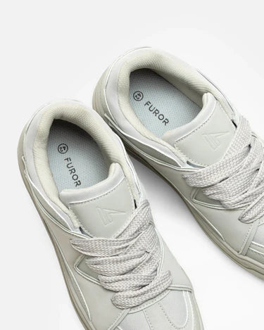 Ash Grey Skate Sneakers - FAMS24-102