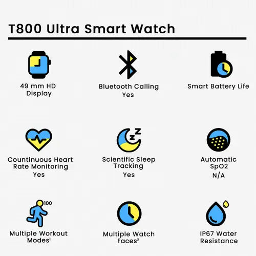 T800 Ultra Smart Watch
